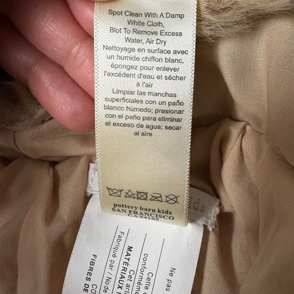 Pottery Barn Kids Baby Dog Costume Golden Labradoodle Puppy One Piece 12-24 Mos - Picture 4 of 7